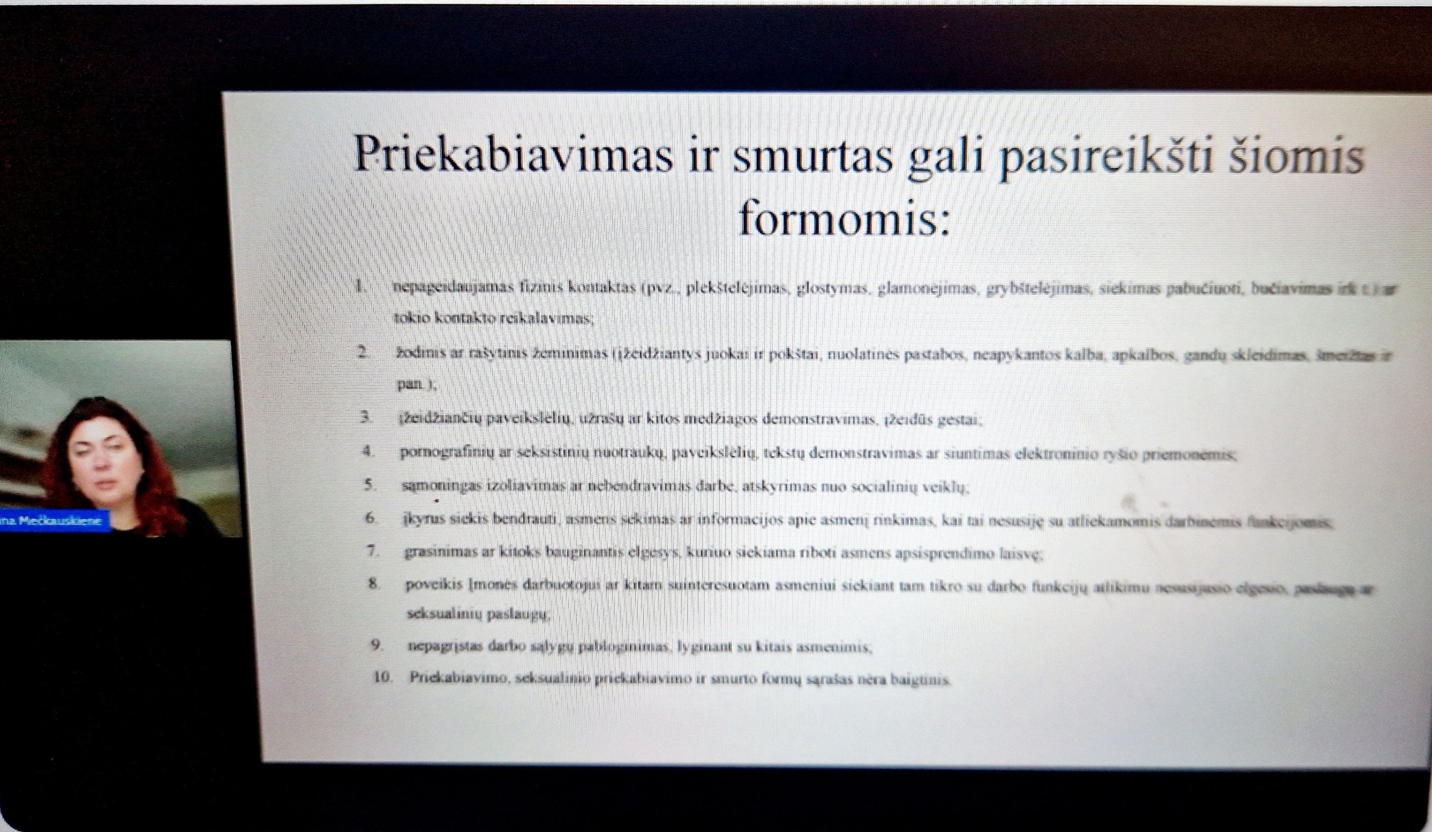 Kasmet atnaujinami mokymai
